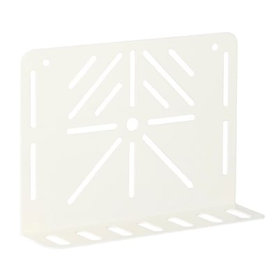 Fastening plate angle with hole White