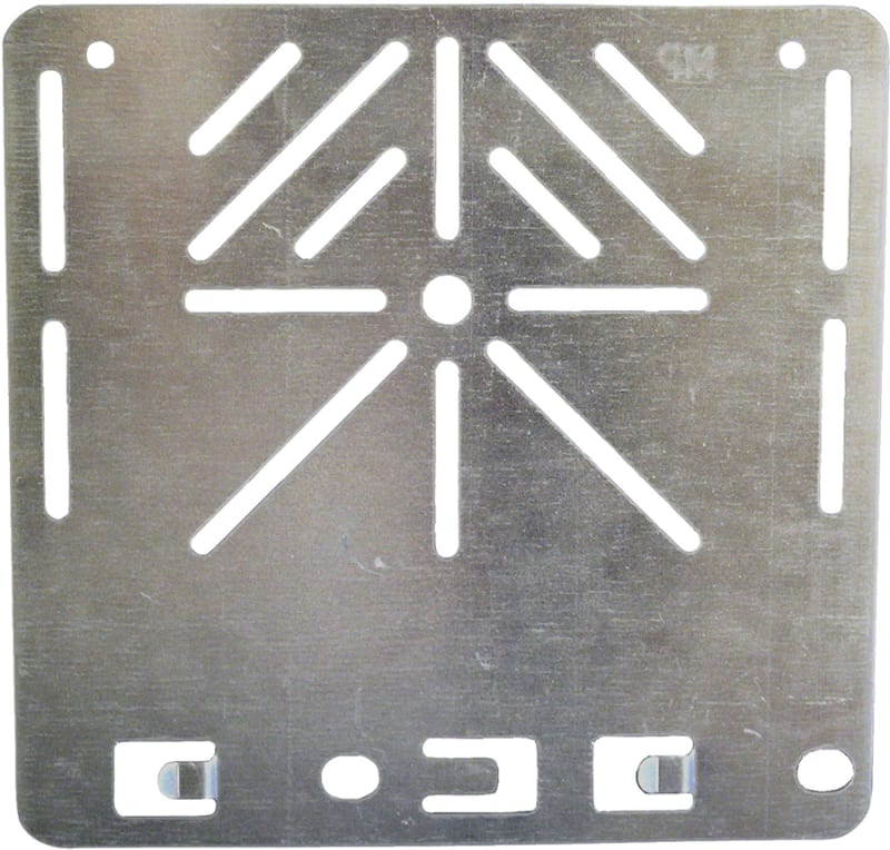 Fastening plate 180X175 hole Hot-dip galvanised