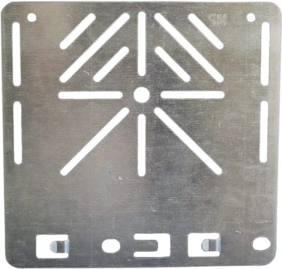 Fastening plate 180X175 hole Hot-dip galvanised