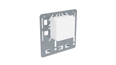 Fastening plate with junction box IP55