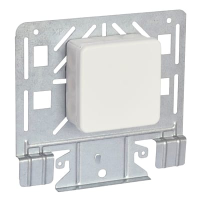 Fastening plate with junction box IP44