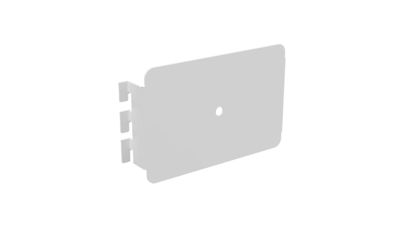 Fastening plate wire mesh tray without hole White
