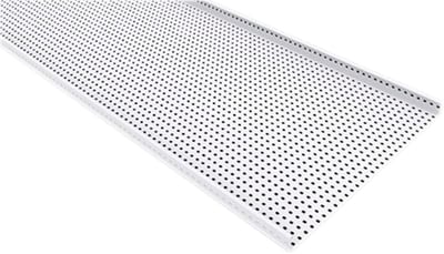 Cable Tray perf 600mm White 2M MP-3831V