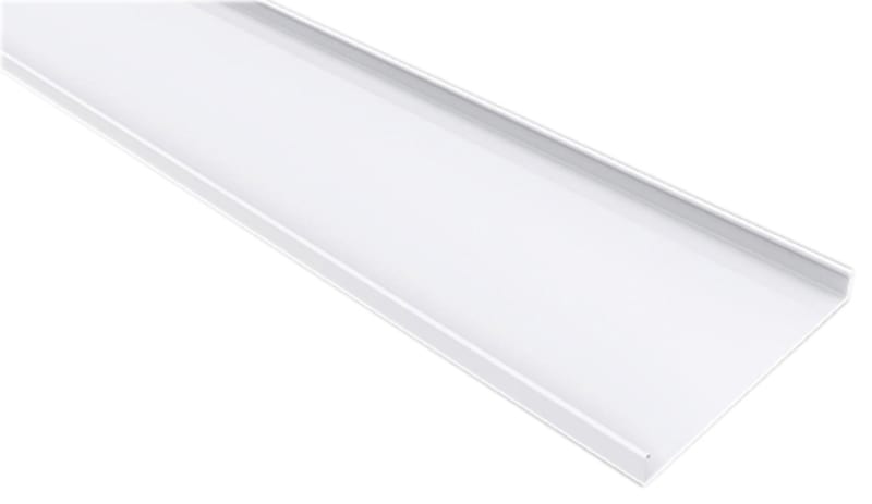 Cable Tray sealed 400mm White 2M