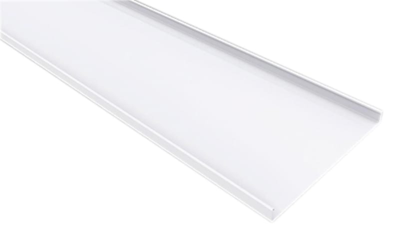 Cable Tray sealed 500mm White 2M