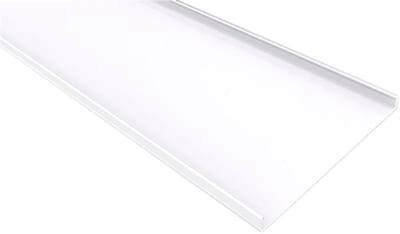 Cable Tray sealed 600mm White 2M