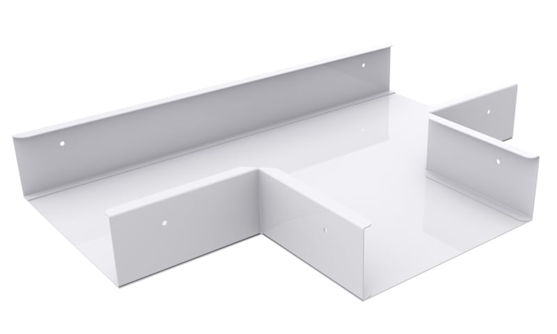T-Branch 150mm rail White