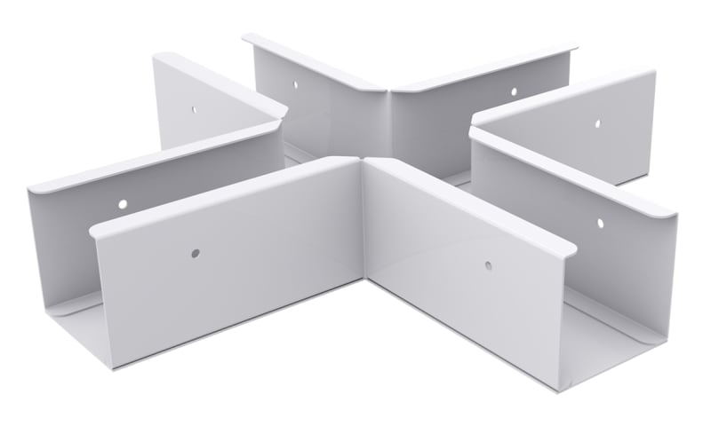 X-Branch 50mm rail White