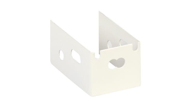 End fastener 50mm White