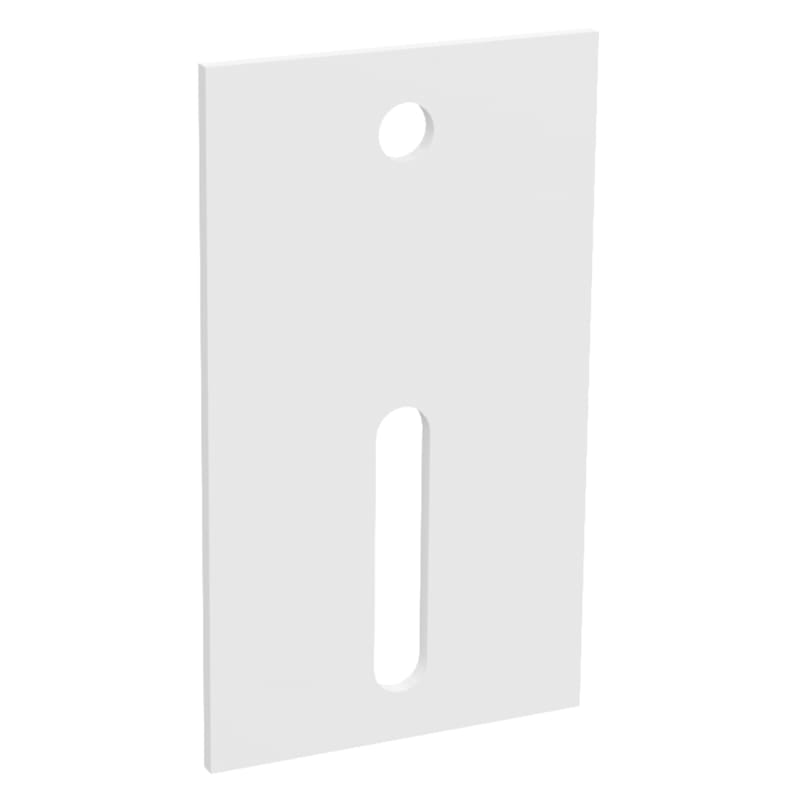 Base Plate 100X175MM White