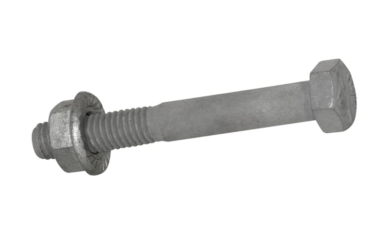 Bolt/nut M8X60 hex Hot-dip galvanised