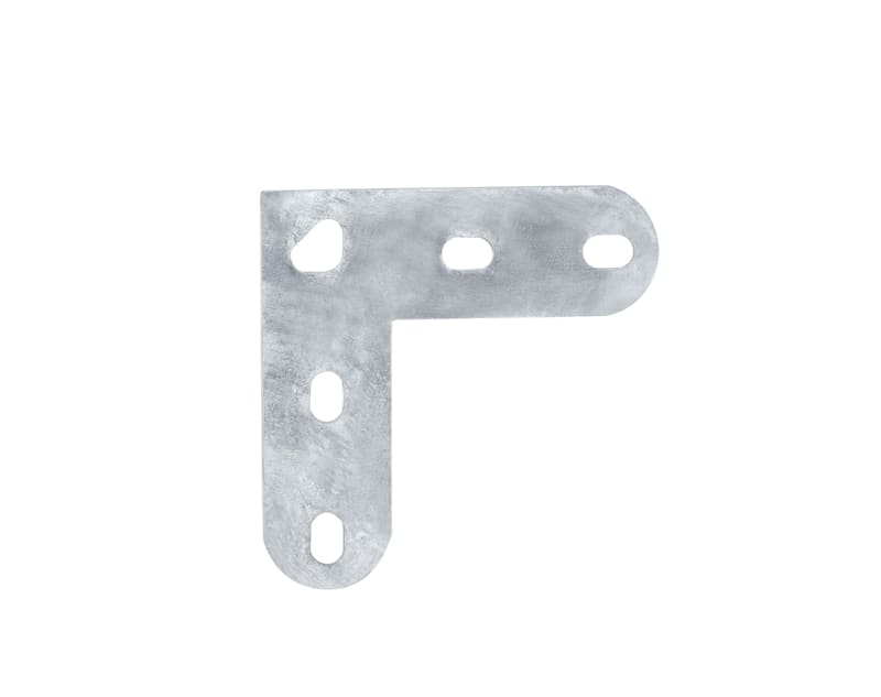Elis Elektro Corner Plate 105 x 105 mm, Hot-Dip Galvanised (MP-281Z)
