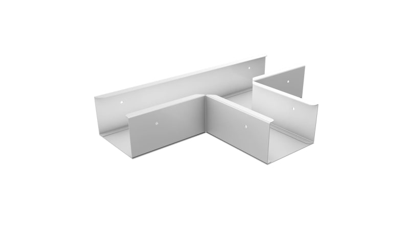 T-Branch 75mm rail White