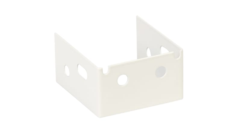 End fastener 75mm White