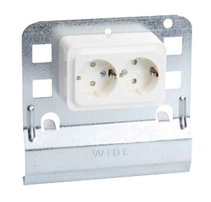 MOUNTING PLATE 35S with Double SOCKET. FZS (734226)