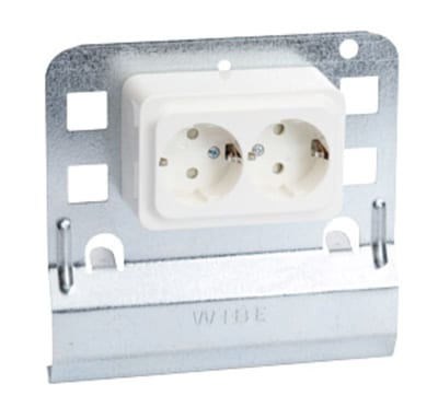 MOUNTING PLATE 35S with Double SOCKET. FZS