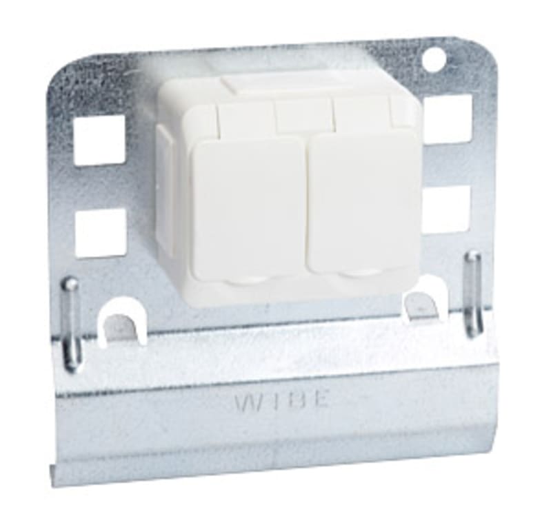 Mounting plate with kap.d.socket 35S Fzs (734225)