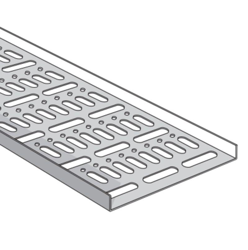 Mounting channel W4/15-100 2M Fzs White GL30 (736635)