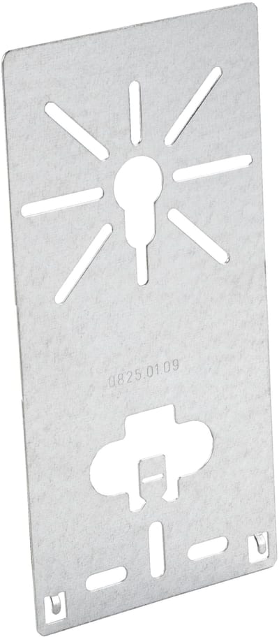Wibe Group Stago KG281 Flat Vertical Mounting Plate, Pre-Galvanized Steel