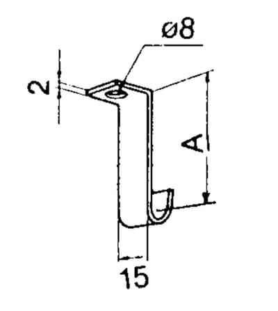 Support Bracket HT-33 Pre-Galvanized