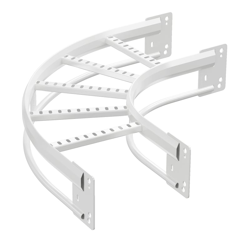 90° Bend 55/400 ZP white (716251)