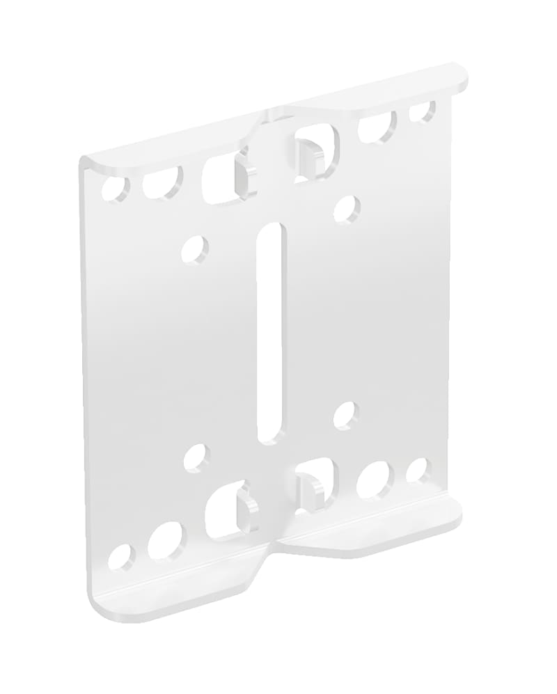 Wibe Bend Section 44 — Zinc + epoxy powder-coated steel, white (720816)