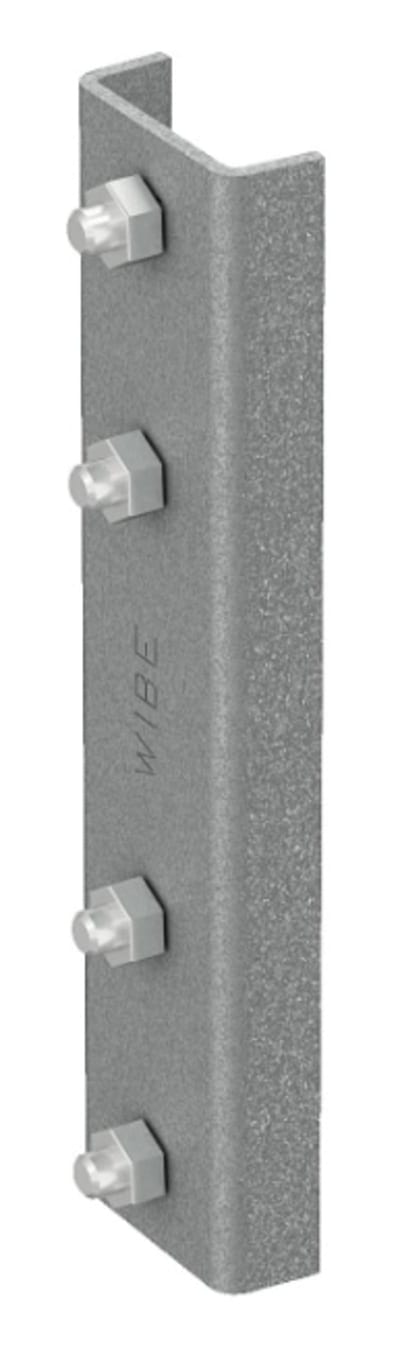 Wibe Group 716303 Pendant Joint 2J with Bolts, Zinc-Painted White (10 pcs)