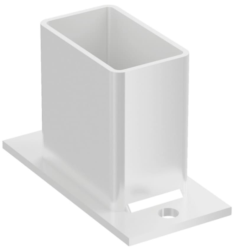 Wibe Group 720528 Cable-Ladder Mounting Support 24/20FS Steel HDG White