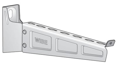 Wibe Group 791418 Cantilever Arm 50i-300 Pre-Galvanized Steel White