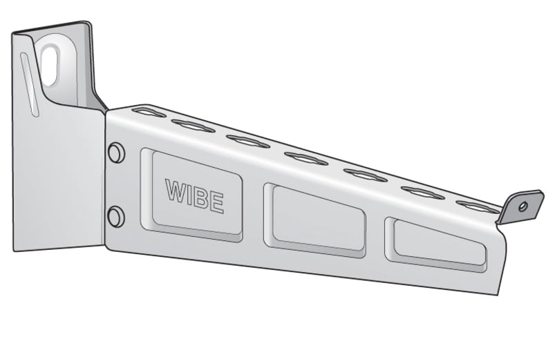 Wibe Group Cantilever Arm 50i-400 mm FZS Pre-Galvanised Steel White (791419)
