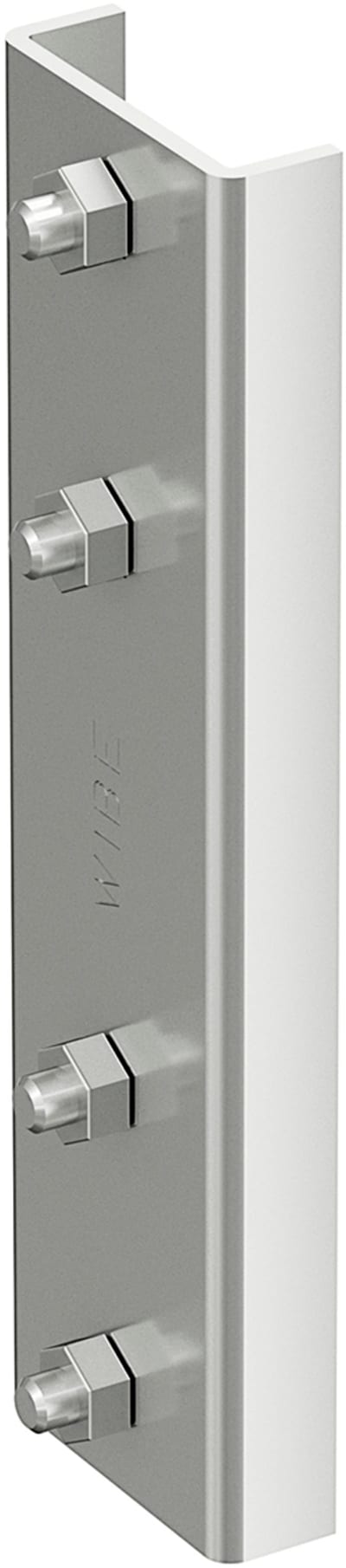 Wibe Group 2FJ External Cable-Tray Coupler, Electro-Galvanised, 10-Pack