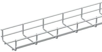 Wire mesh tray 120/60-Ø5 U-FORM. 2,5M ELZ