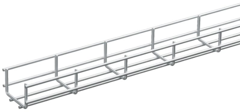 Wire mesh tray 75/55-Ø4 U-FORM. 2,5M FZV (1149200)