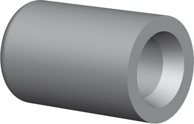 Plastknott B32 6mm flammesik. (100 pcs)