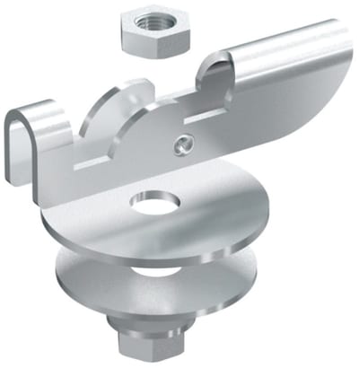 Sheet-Metal Ceiling Bracket B48 M10 ELZ 6 pcs