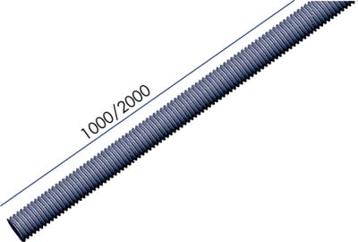Threaded Rod B41 M8X2000MM SF