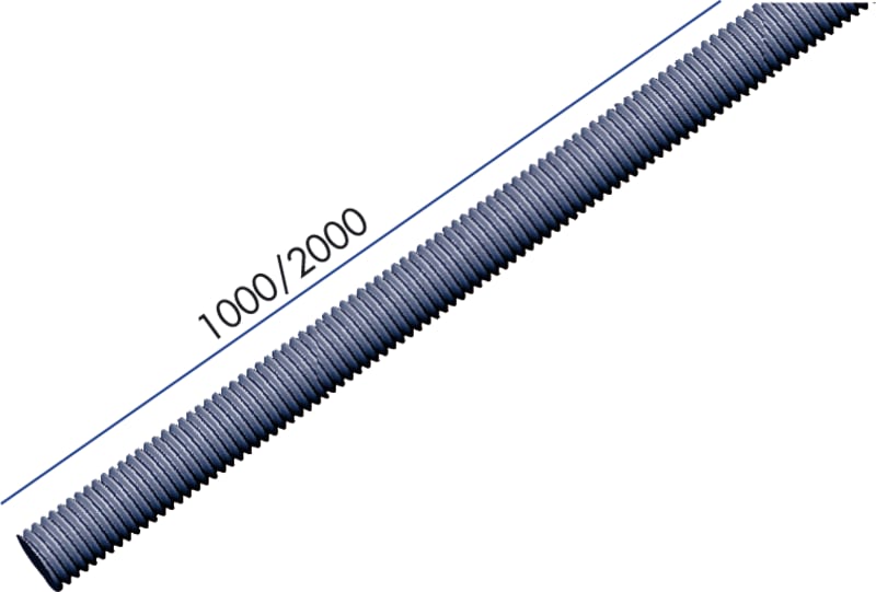 Threaded Rod B41 M10X2000MM SF (1149562)