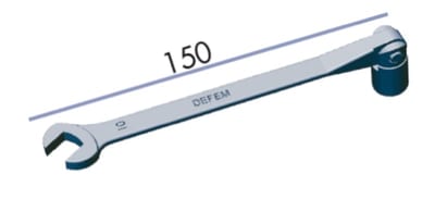 FAST Socket Wrench B45 10mm