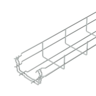 OBO Bettermann GRM 55/100 G Galvanised Wire Mesh Cable Tray with Quick Joint