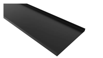 Cable Tray sealed 600mm Black 2M