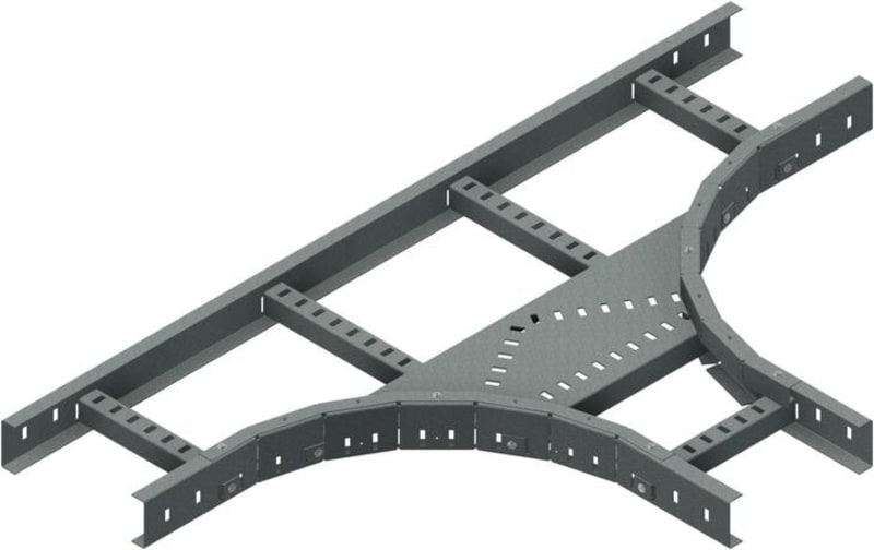 Øglænd System LOE55 Tee, 200/200 mm, R300, Hot-Dip Galvanised