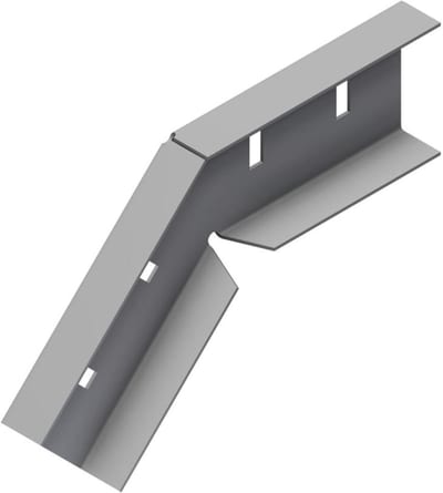Øglænd System LOE55 Splice Angle, Pre-Galvanised