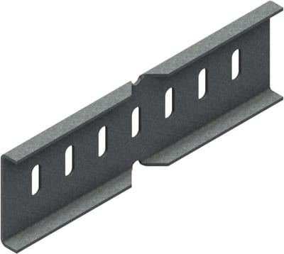 Øglænd System LOE55 Splice Angle, Hot-Dip Galvanised