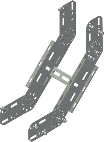 Øglænd System OE100 Riser, 150 mm, Hot-Dip Galvanised