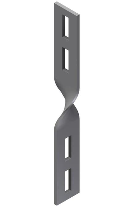 Øglænd System OE100 Intermediate Bracket, 40 mm, Stainless Steel