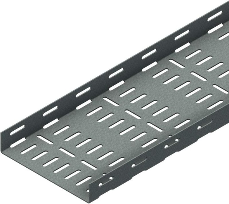 Øglænd System SPBE40 Cable Tray, 200 × 40 mm, 2 mm, 3 m, Hot-Dip Galvanised