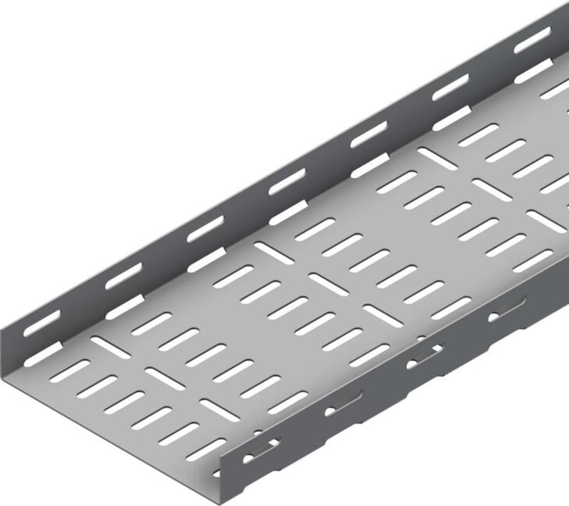 Øglænd System SPBE40 Cable Tray, 200 × 40 mm, 1.5 mm, 3 m, Stainless Steel 316