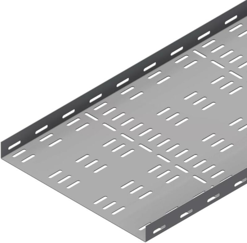 Øglænd System SPBE-40 Cable Tray, 400 × 40 mm, 1.5 mm, 3 m, Stainless Steel 316