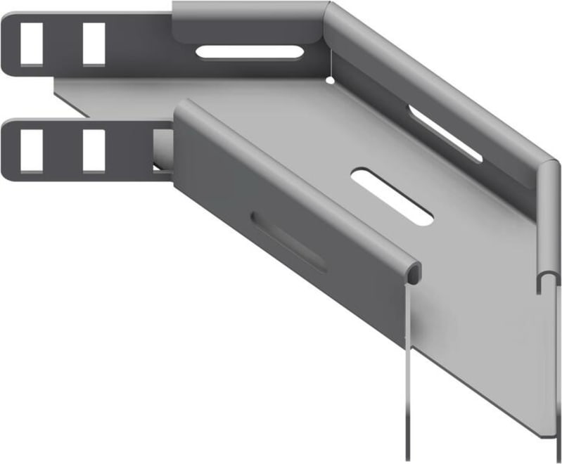 Øglænd System SPB-RF40 Flat Elbow 90°, 50 mm, R75, Stainless Steel