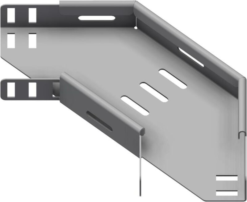 Øglænd System SPB-RF40 Flat Elbow 90°, 100 mm, R75, Stainless Steel
